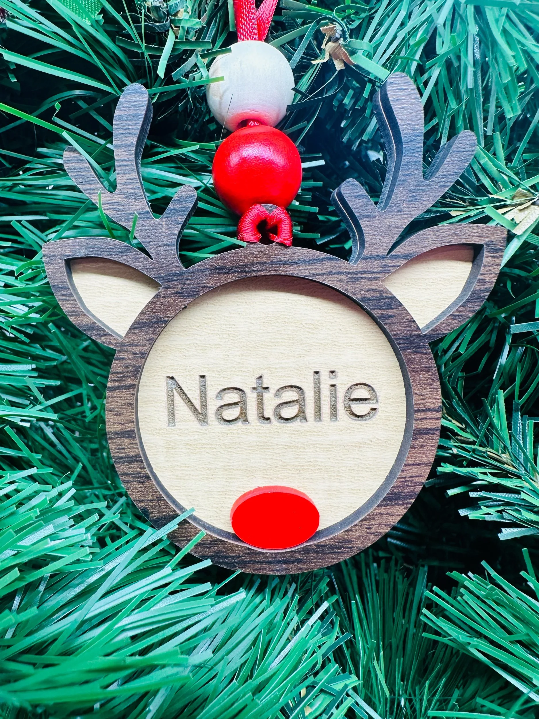 Reindeer Personalized Ornament