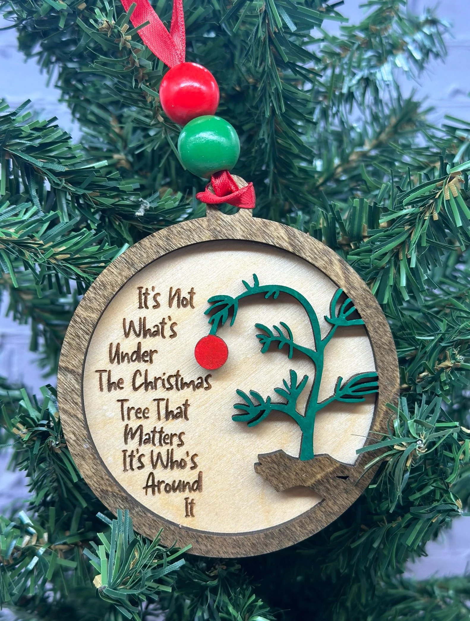 Under the Christmas Tree Ornament