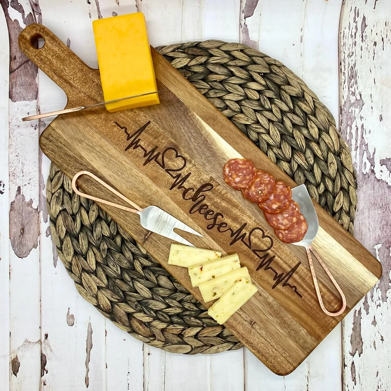 "Love Cheese" Charcuterie Board