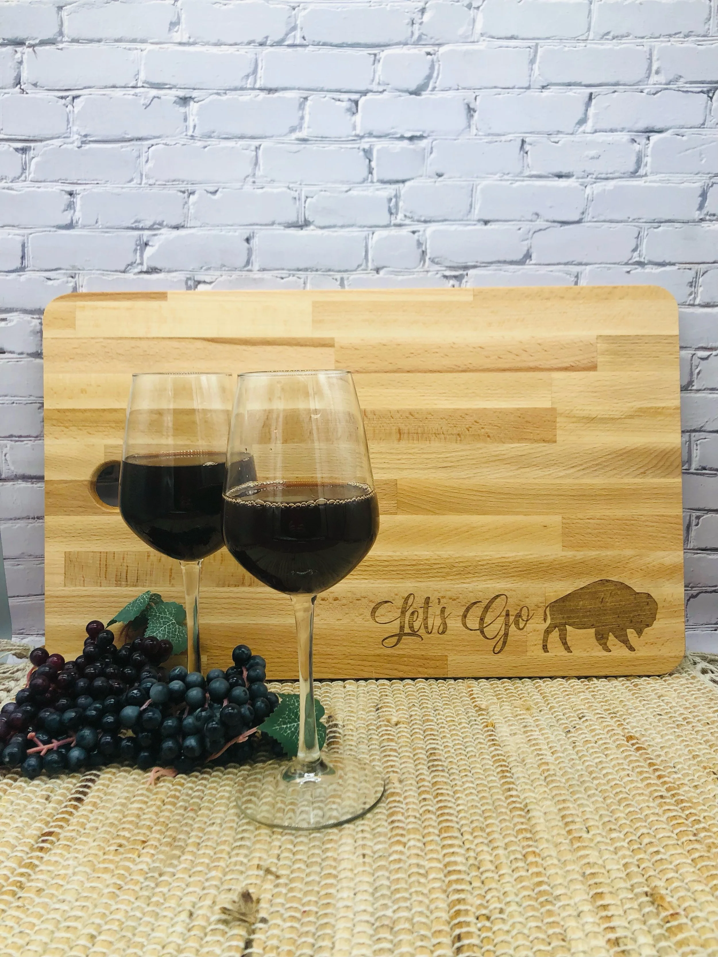 Let's Go Buffalo Cutting Board