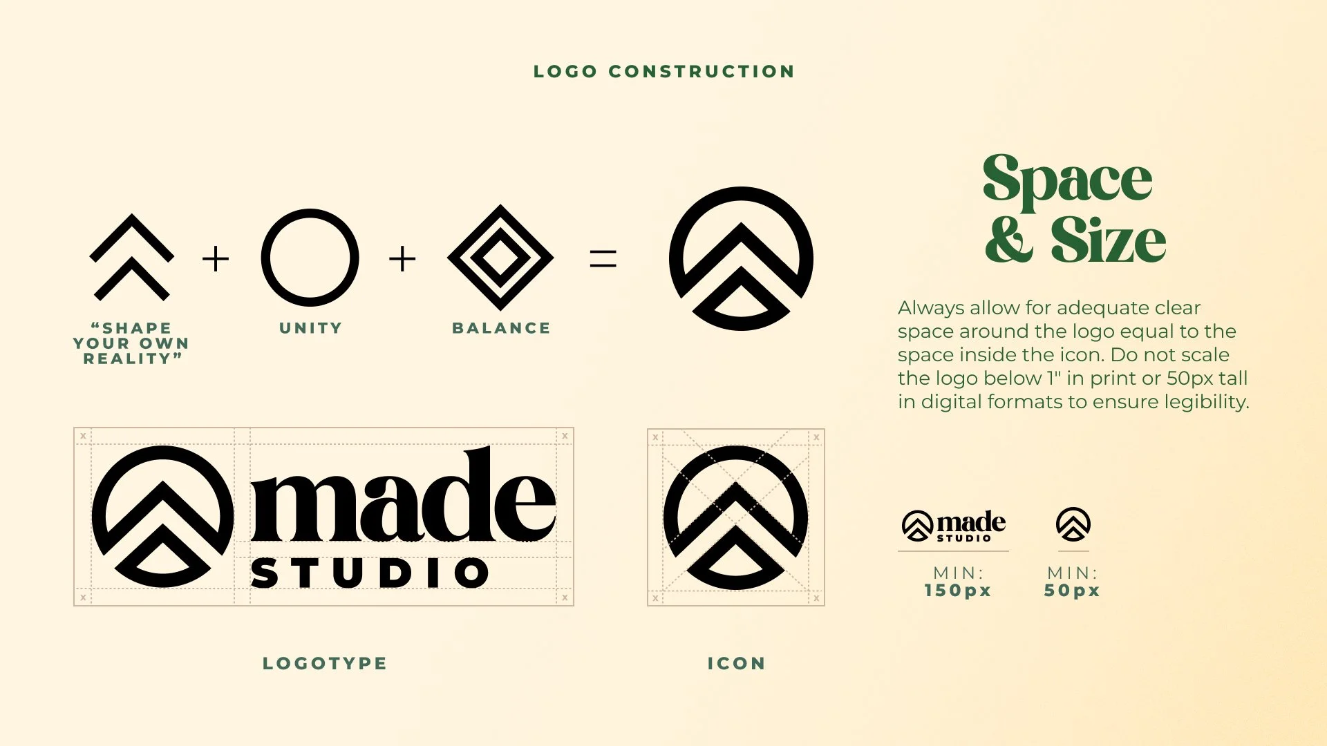 The etymology of our icon, proclaiming a grounded capacity to shape your own destiny.