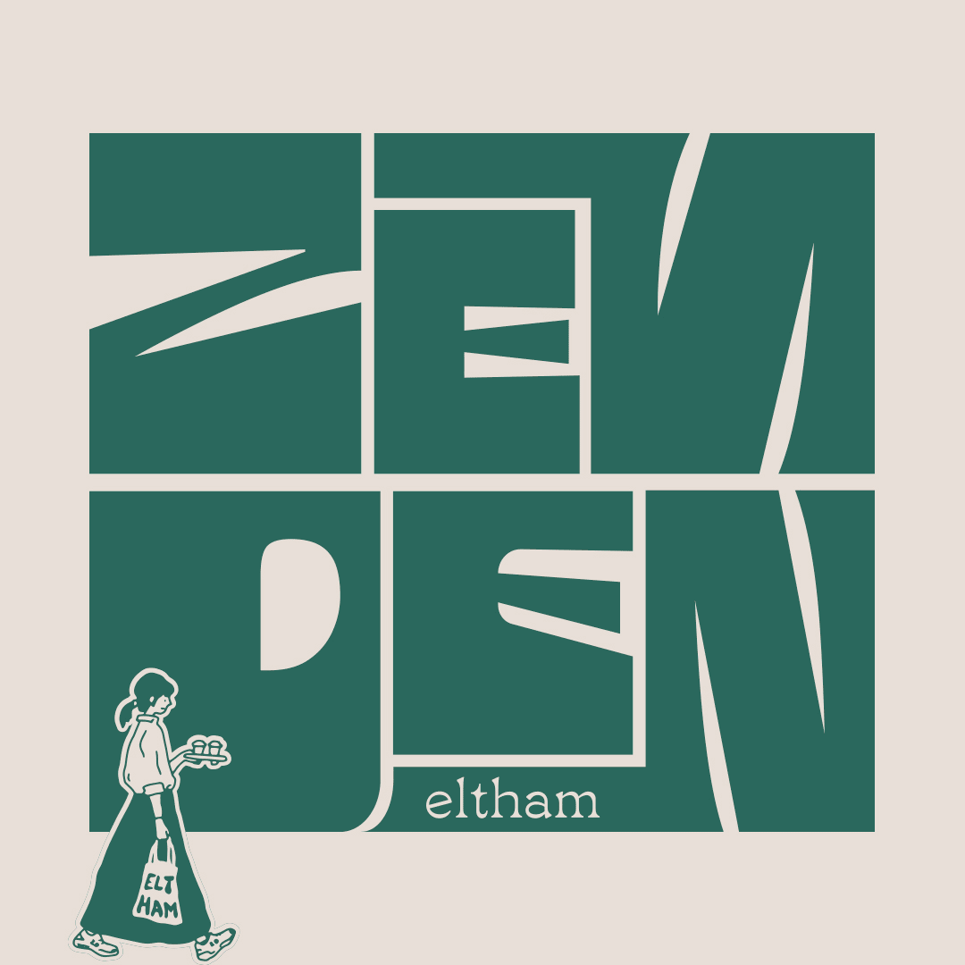 Branding assets for Zen Den cafe hospitality business located in Eltham, Victoria