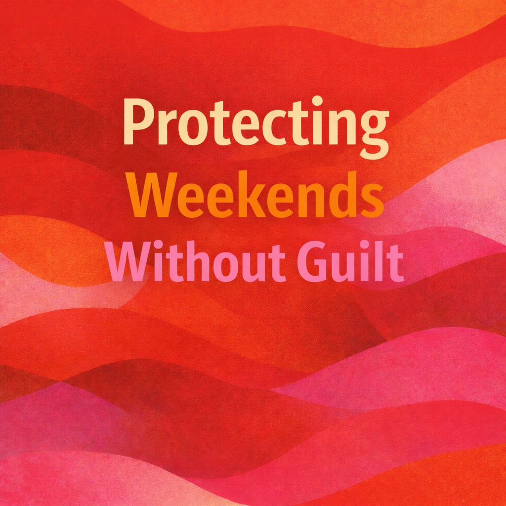 Protecting Weekends Without Guilt