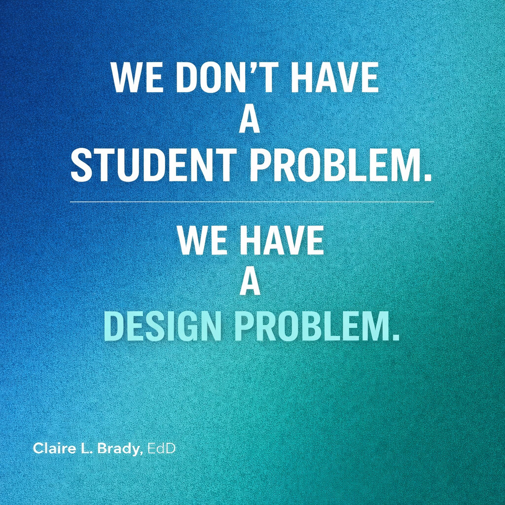 Controversial Take: The Students We Say We Serve &amp; the Systems We Still Protect