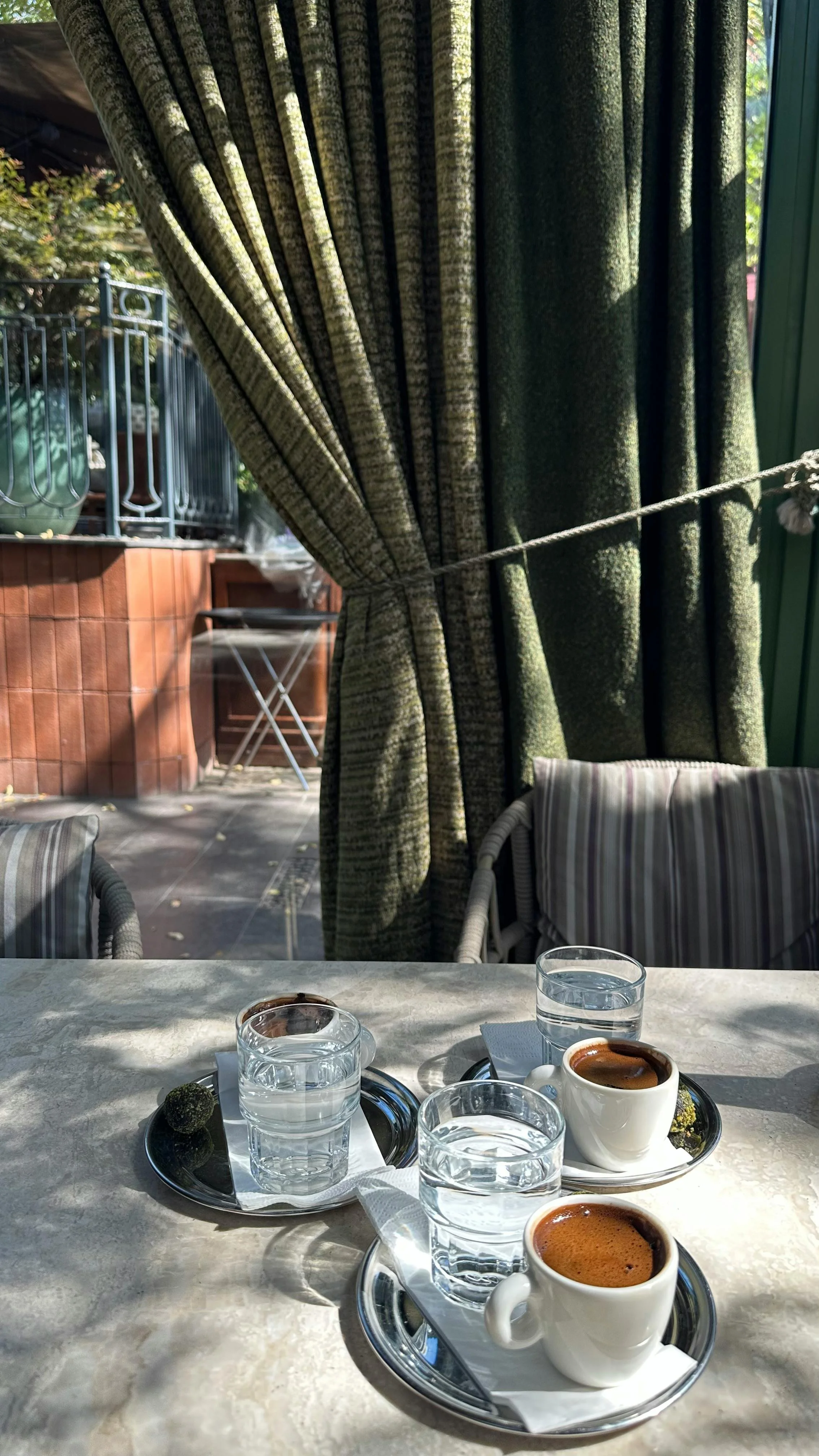 ordering coffee in greece