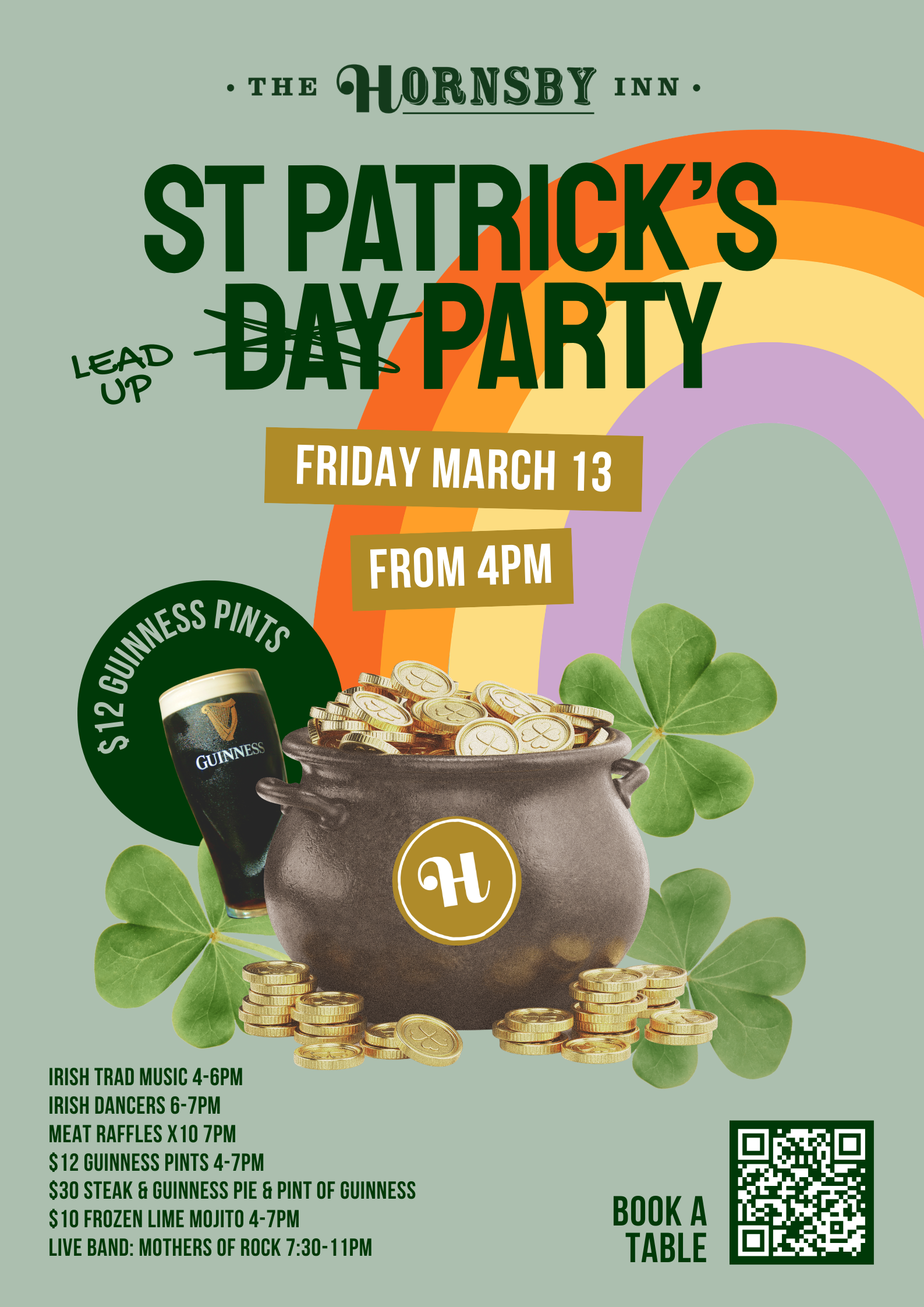 St Patrick’s Day Warm-Up Party | Hornsby Inn