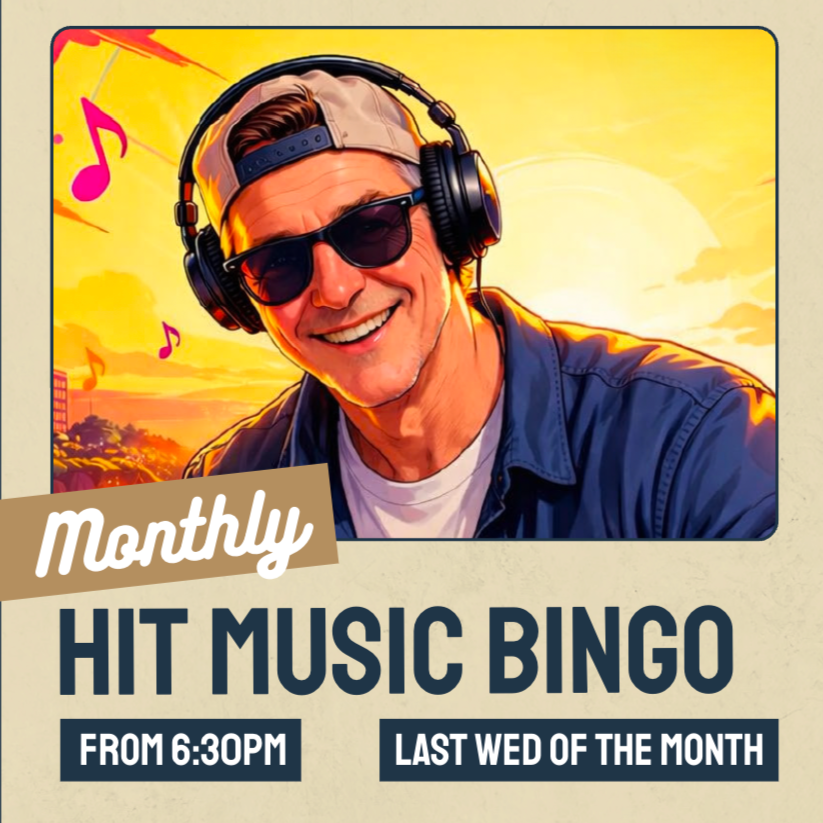Monthly Hit Music Bingo