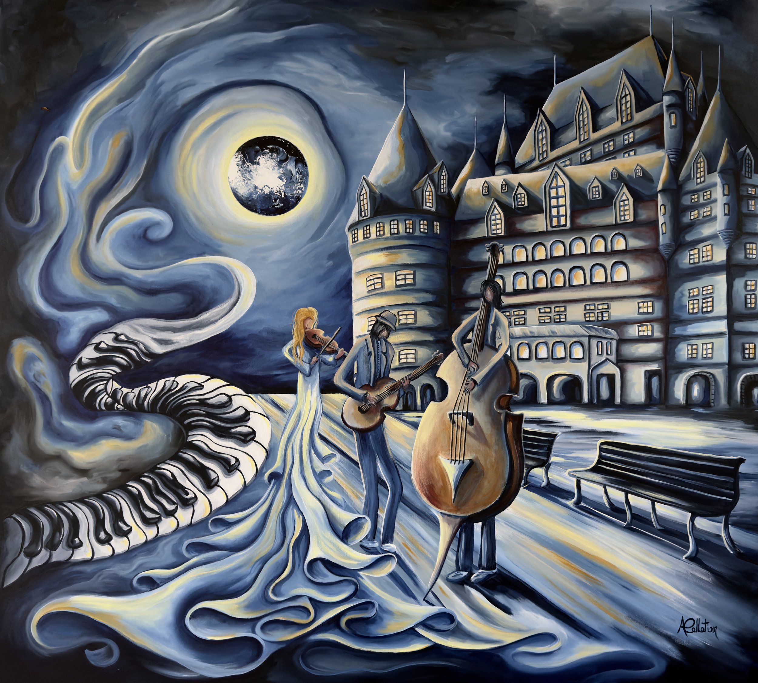 Les musiciens de la terrasse Dufferin