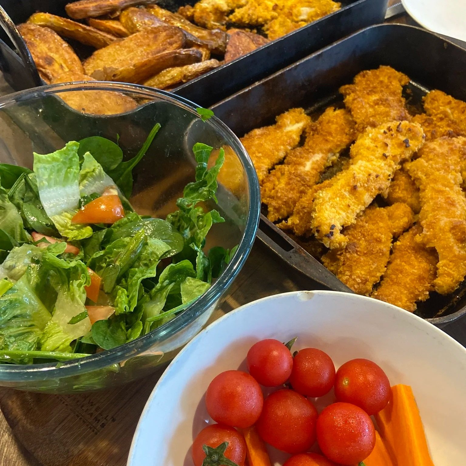 Crispy Chicken 3 ways