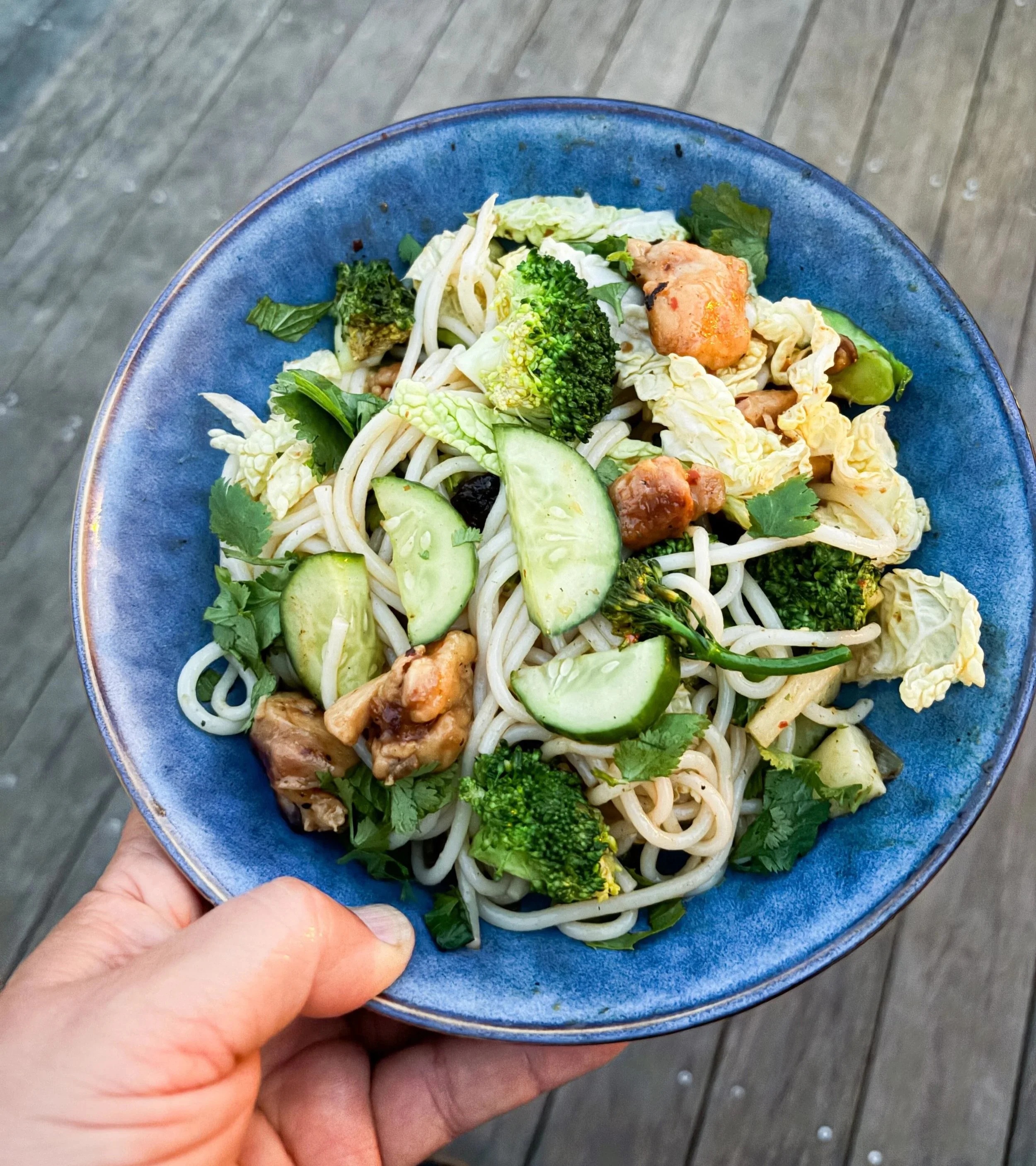 Sticky Sriracha Chicken (or Tofu, or Eggplant)