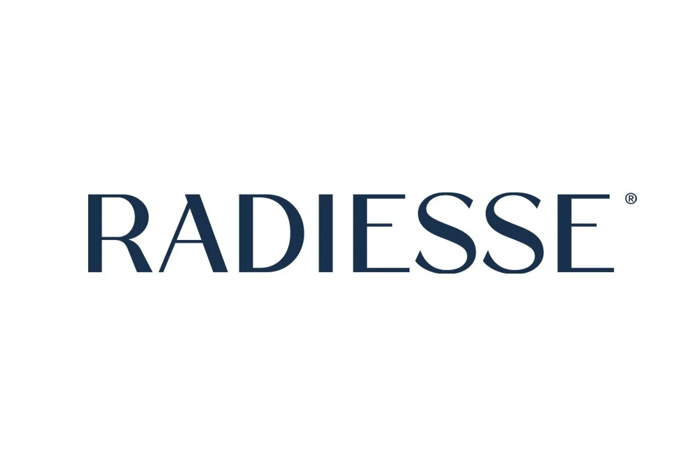 Radiesse logo on a white background.
