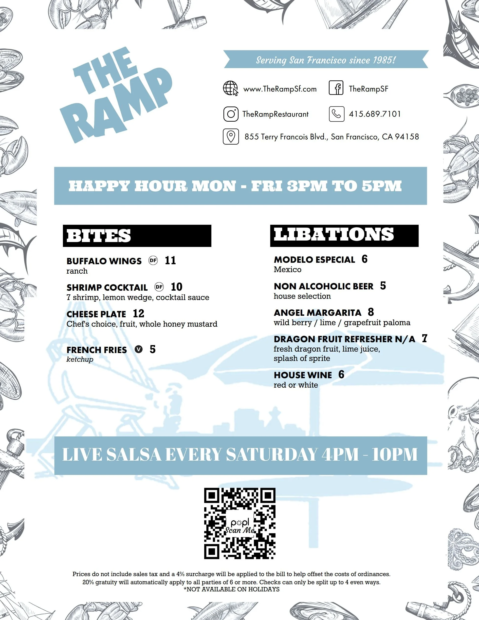 MENUS — The Ramp