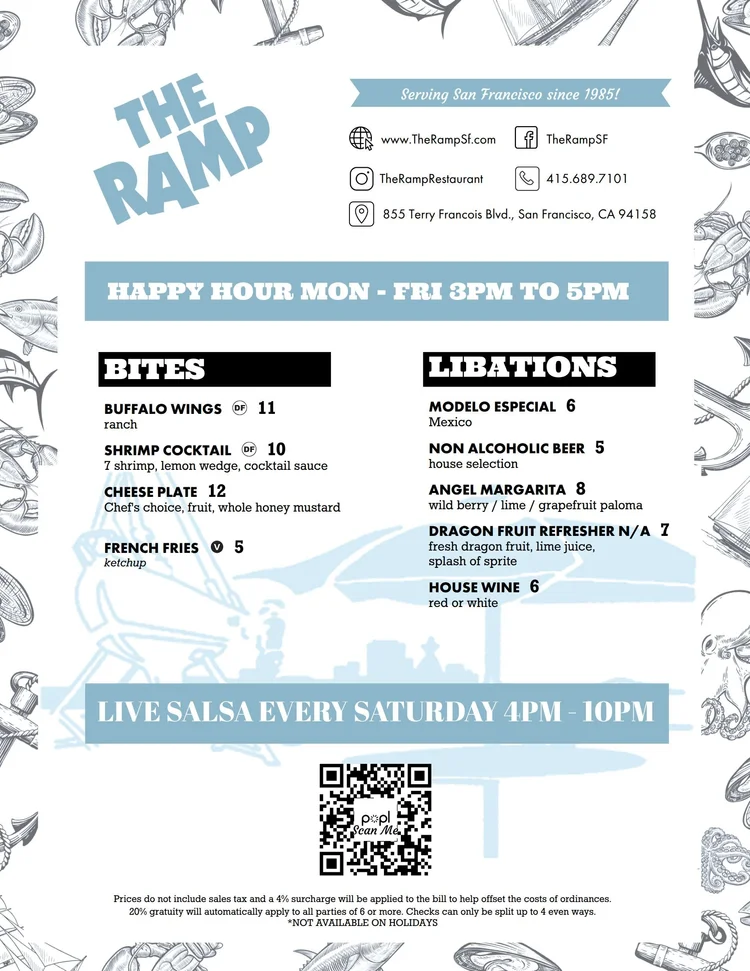 MENUS — The Ramp