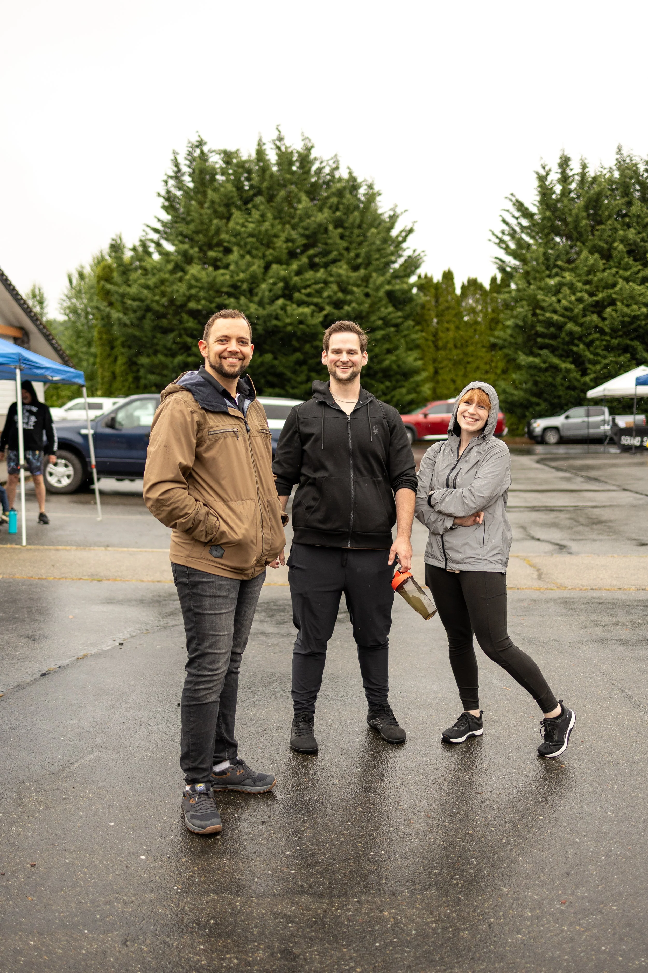Three smiling people excited for 2025 Samson Fest to begin