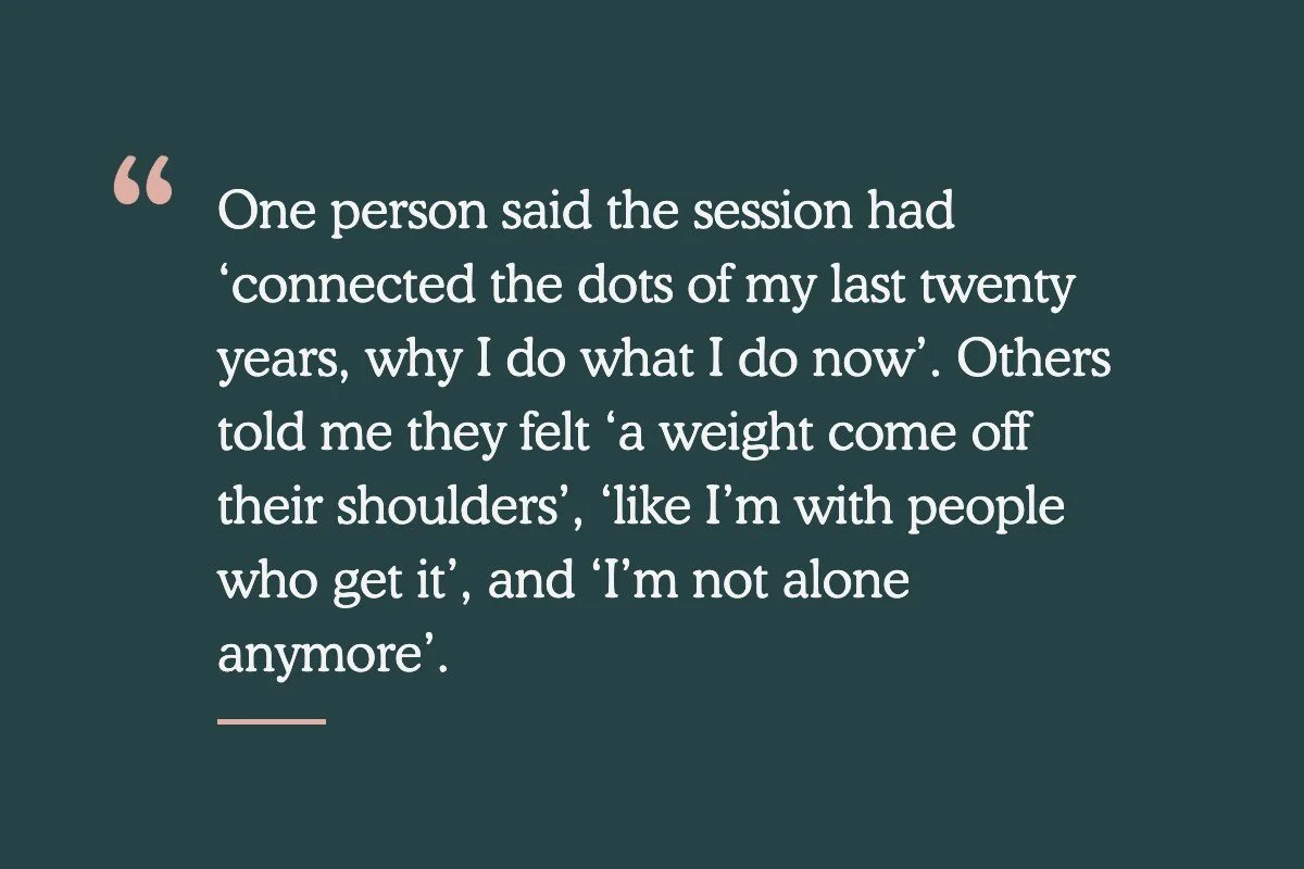 You can’t process shame alone. Compete to be the biggest failure instead.