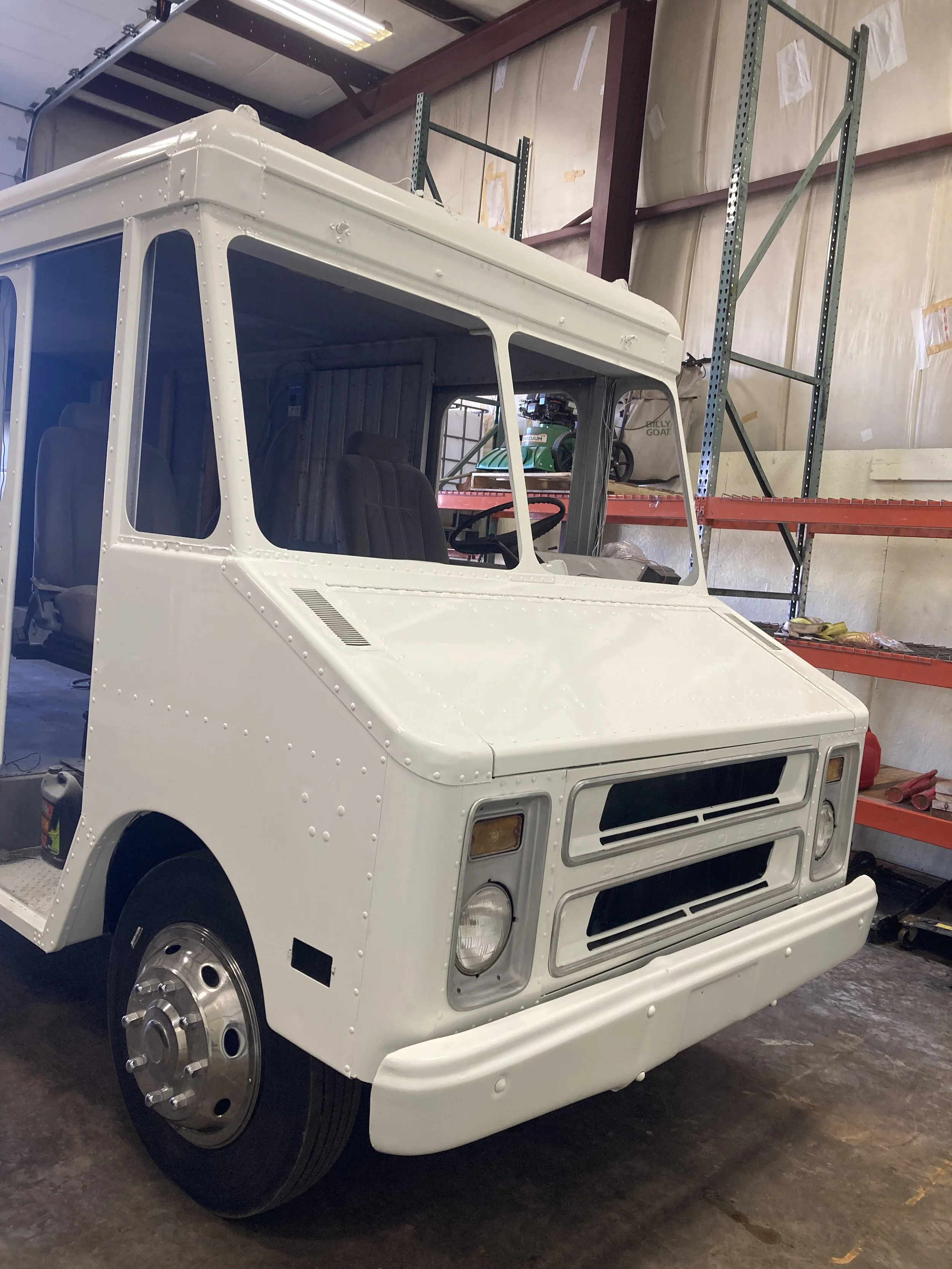 Customer had the van painted white. It was maroon when they picked it up on market place