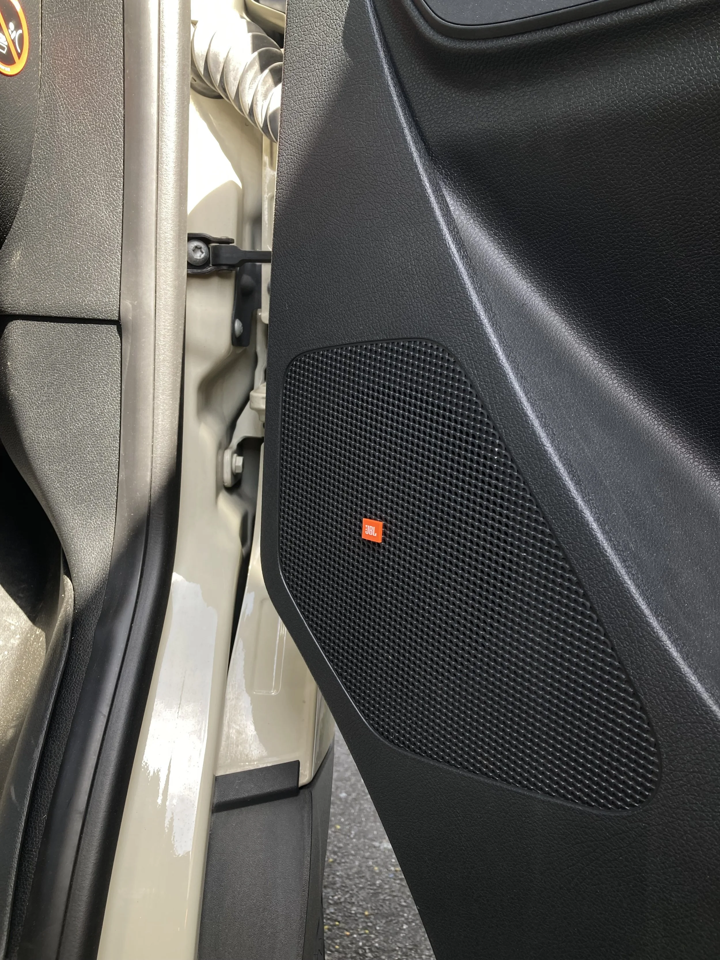 JBL badge added to the door panel