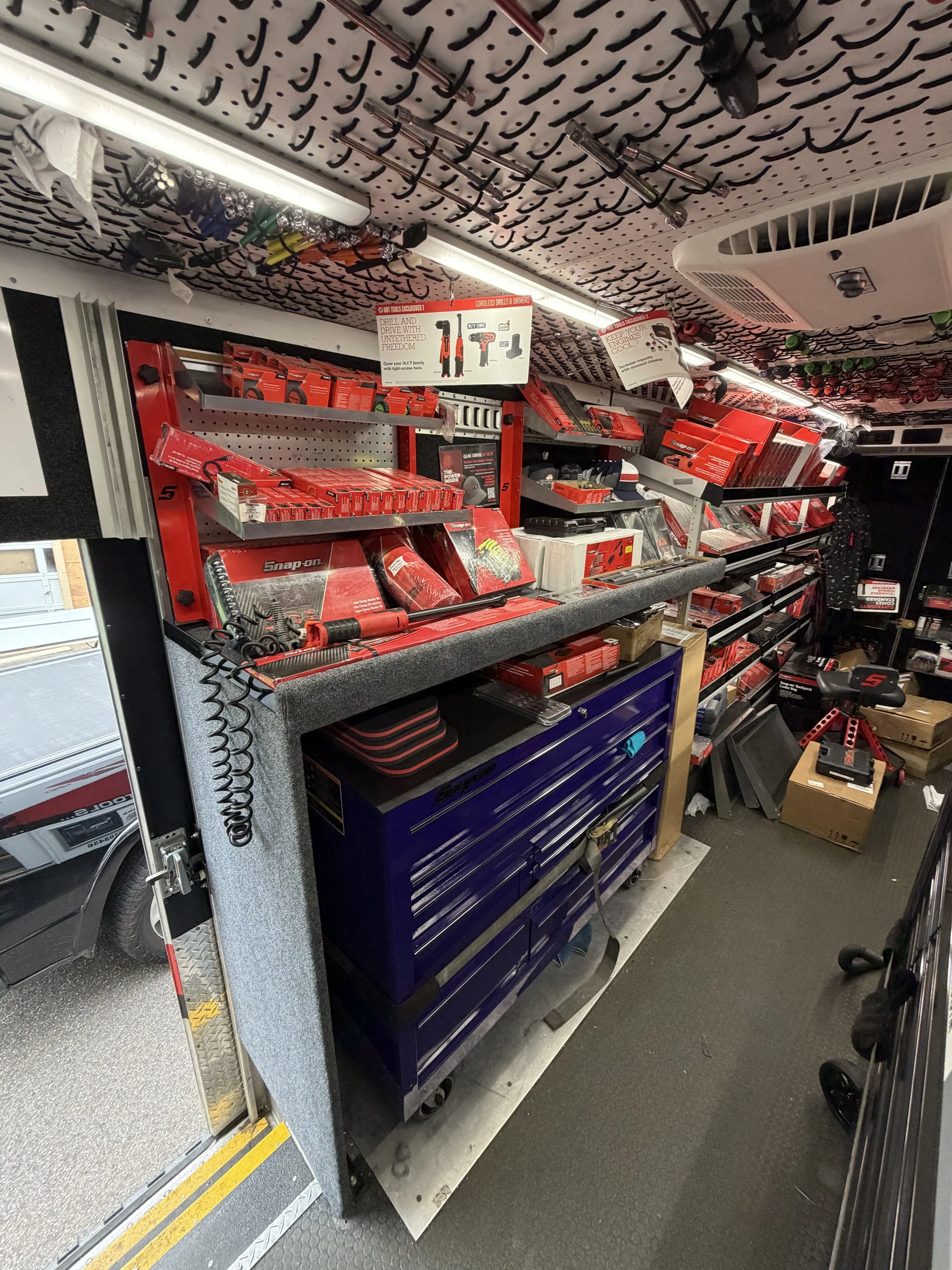 Shelf 1 was 77" long