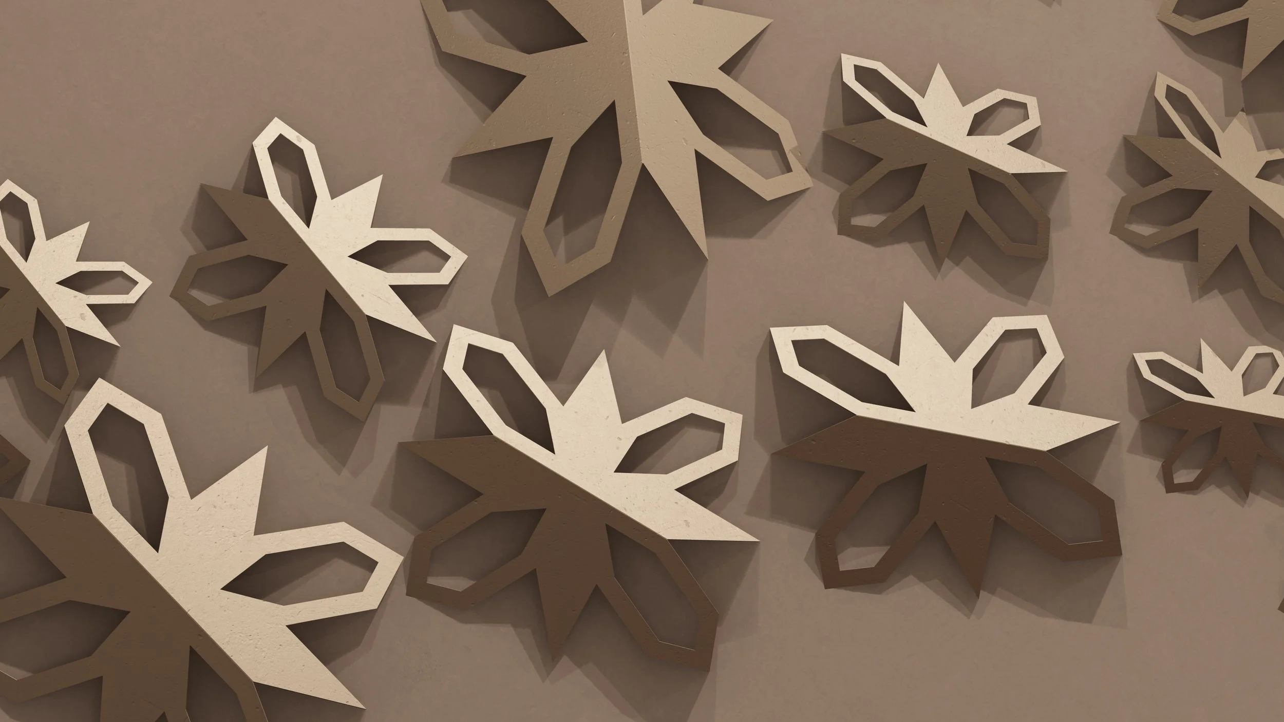 installation artwork in ICF lobby