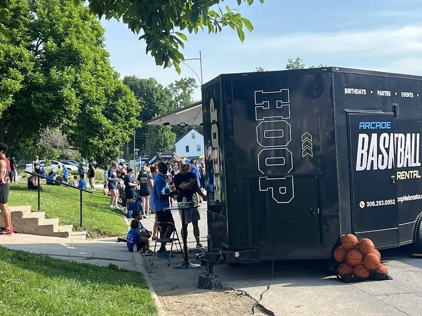 Hoop Nebraska: Amp Up Your Late July Events with a Mobile Arcade Basketball Trailer