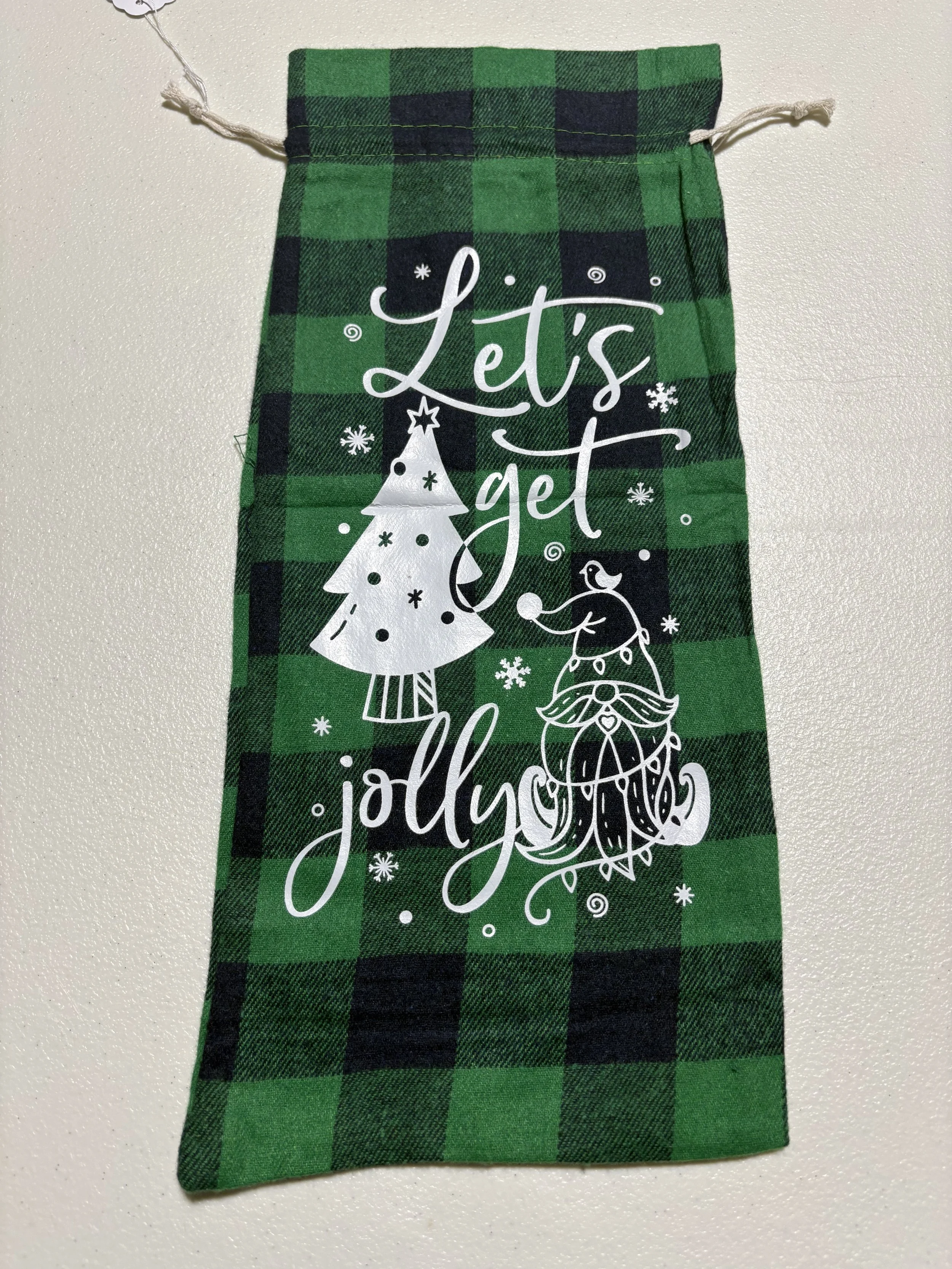 Burlap Wine Bags for Christmas