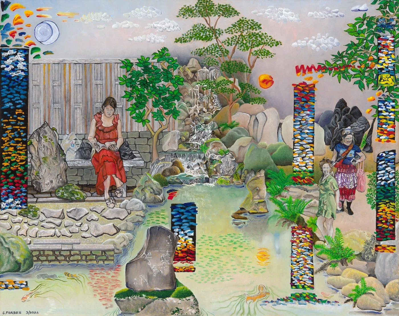 Japanese Landscape #5 | Oil on Canvas | 16” x 20”,  March 2026