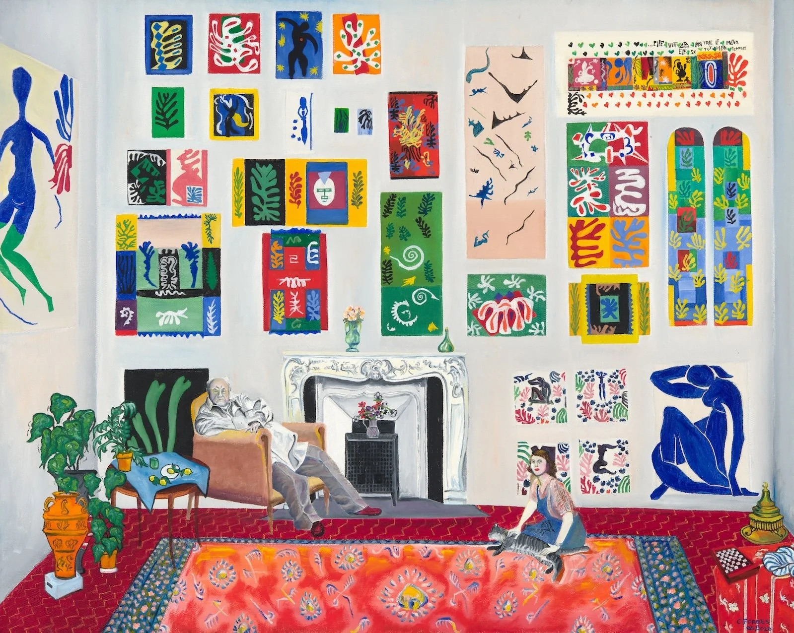 Homage à Matisse | Oil on Canvas | 24” x 30”, May 2020