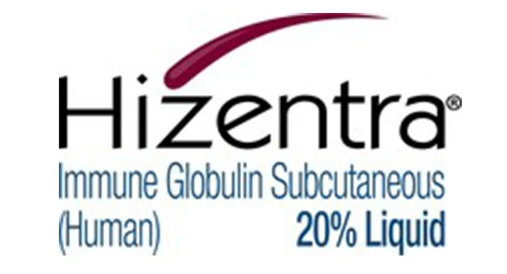 Label for Hizentra, a 20% liquid immune globulin subcutaneous (human) product.
