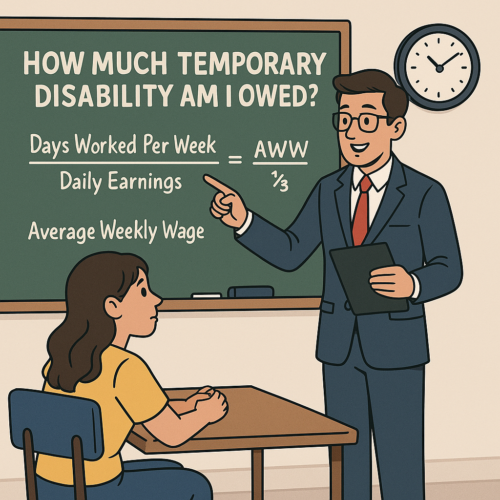 Underpaid While Injured? How to Calculate Your Temporary Disability Rate the Right Way