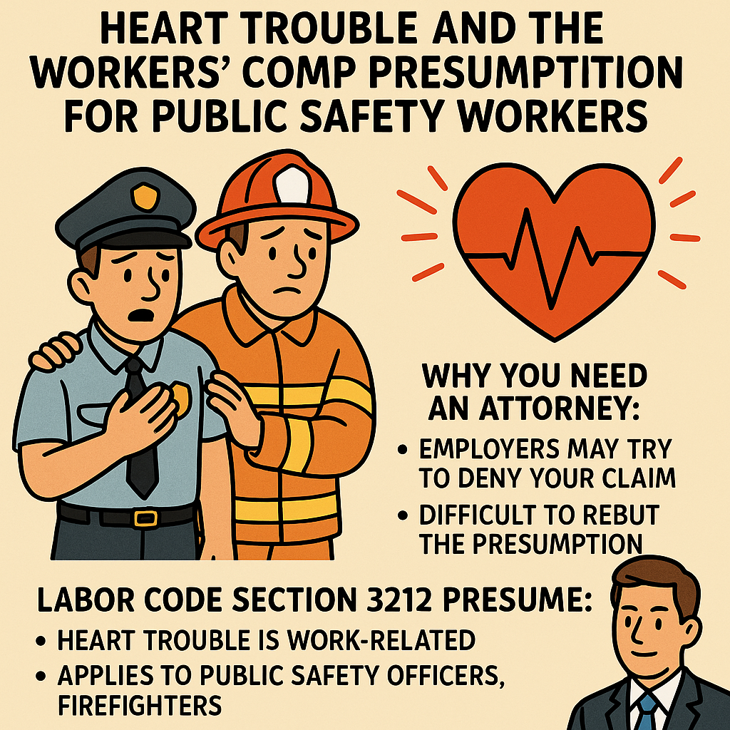 Heart Trouble and the Workers’ Comp Presumption for Public Safety Workers in California
