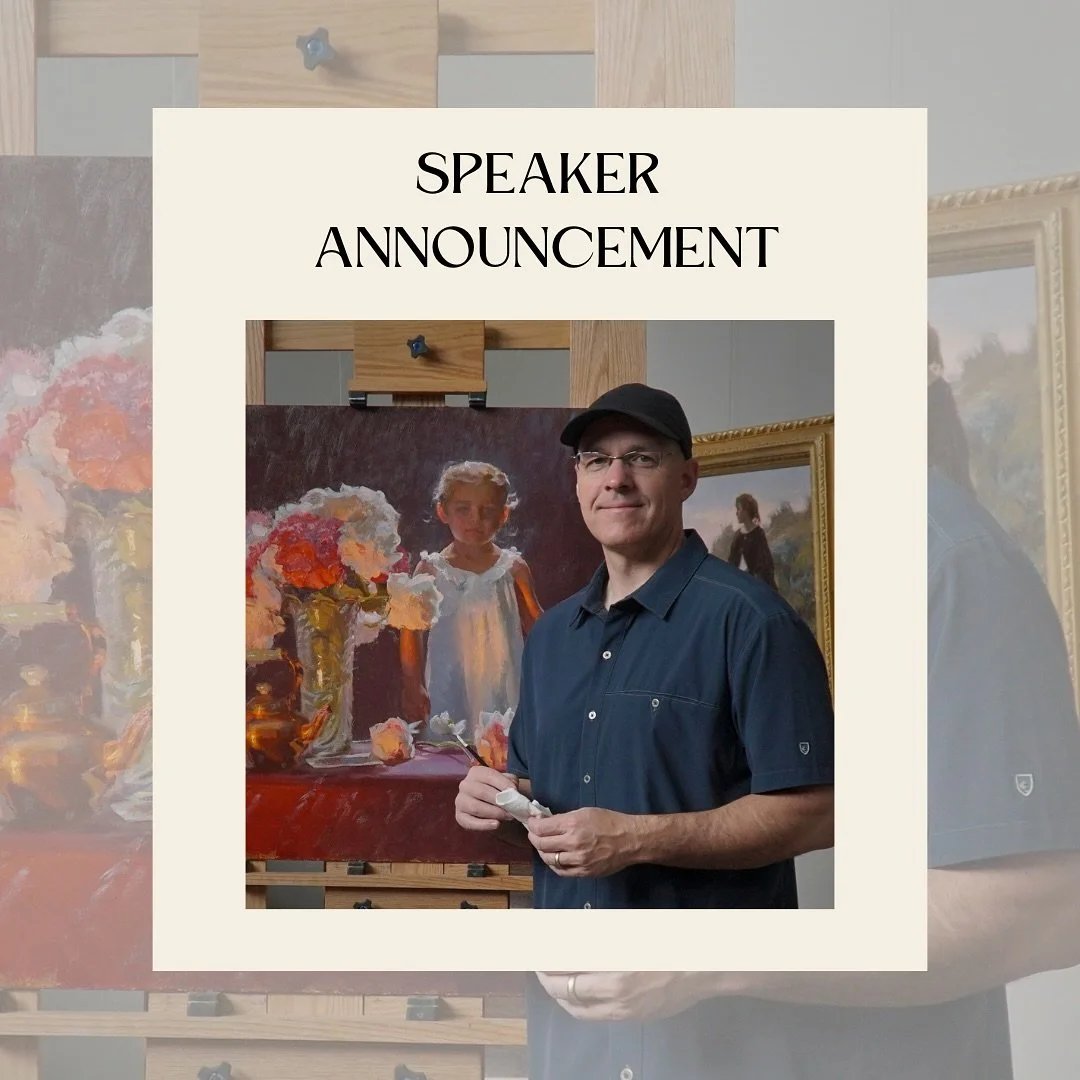 Michael will be one of the guest lecturers we’re lucky to learn from Saturday morning. His art is displayed in many prominent Church sites including a mural spanning the second floor wall of the Conference Center in Salt Lake. We are excited to