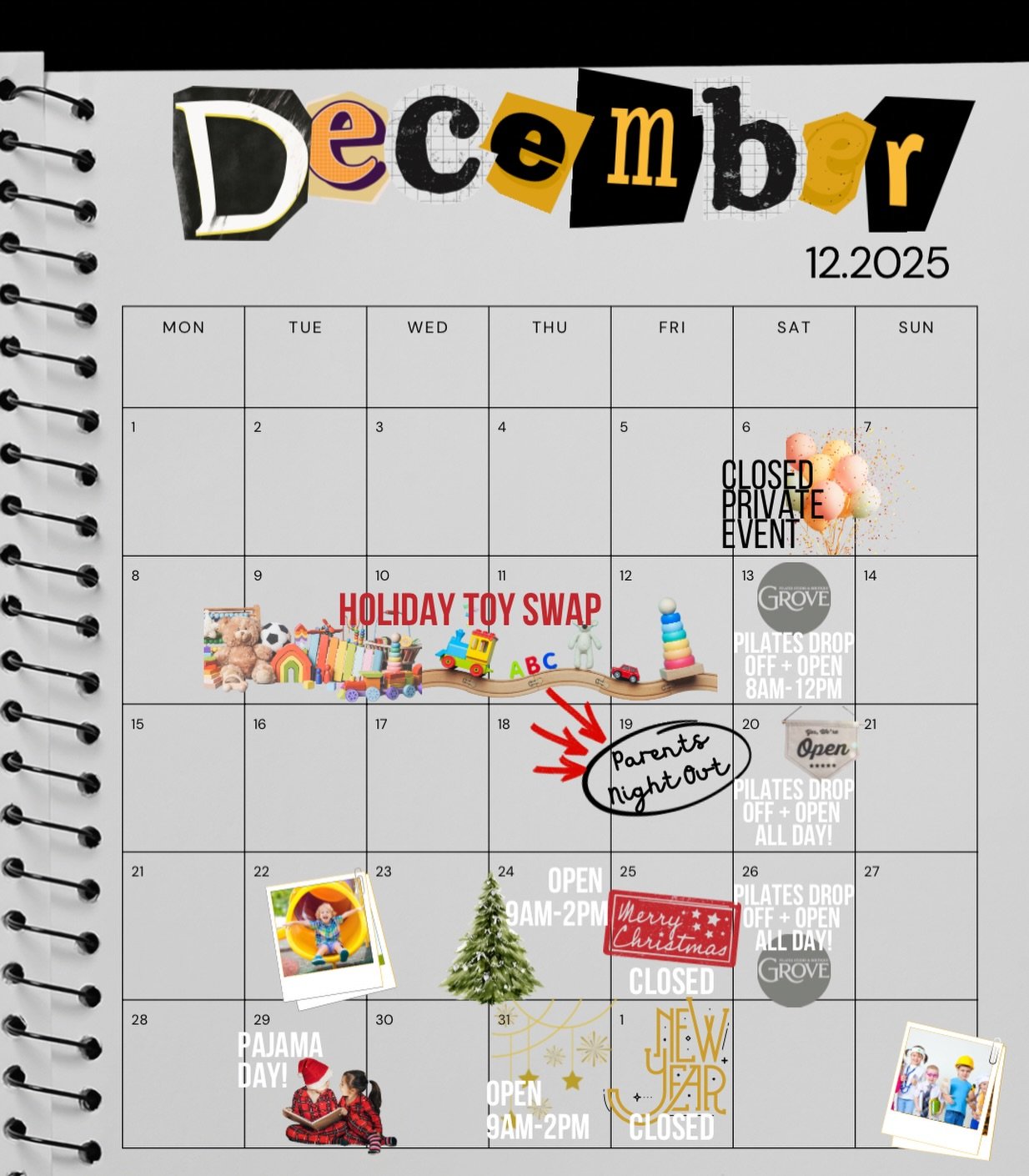here it is, straight from the land of &ldquo;we&rsquo;re doing our best, sweetie&rdquo;:

our monthly calendar is finally here&hellip; yes, we know it&rsquo;s not the 1st. consider it a gentle reminder that time is a social construct and the holiday 