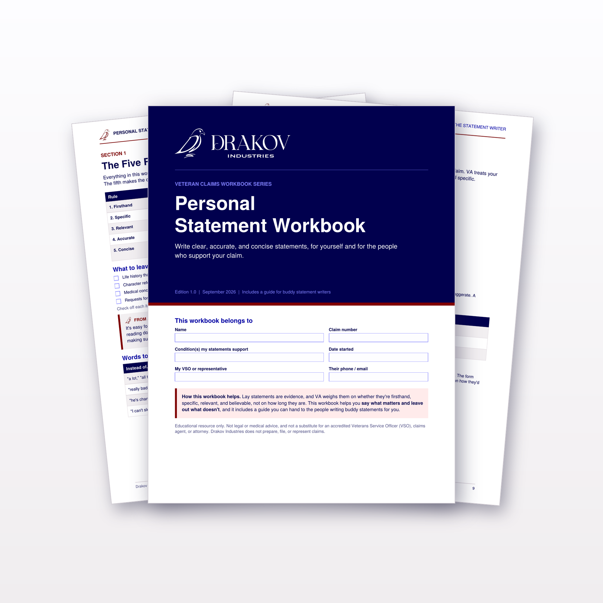 Personal Statement Workbook