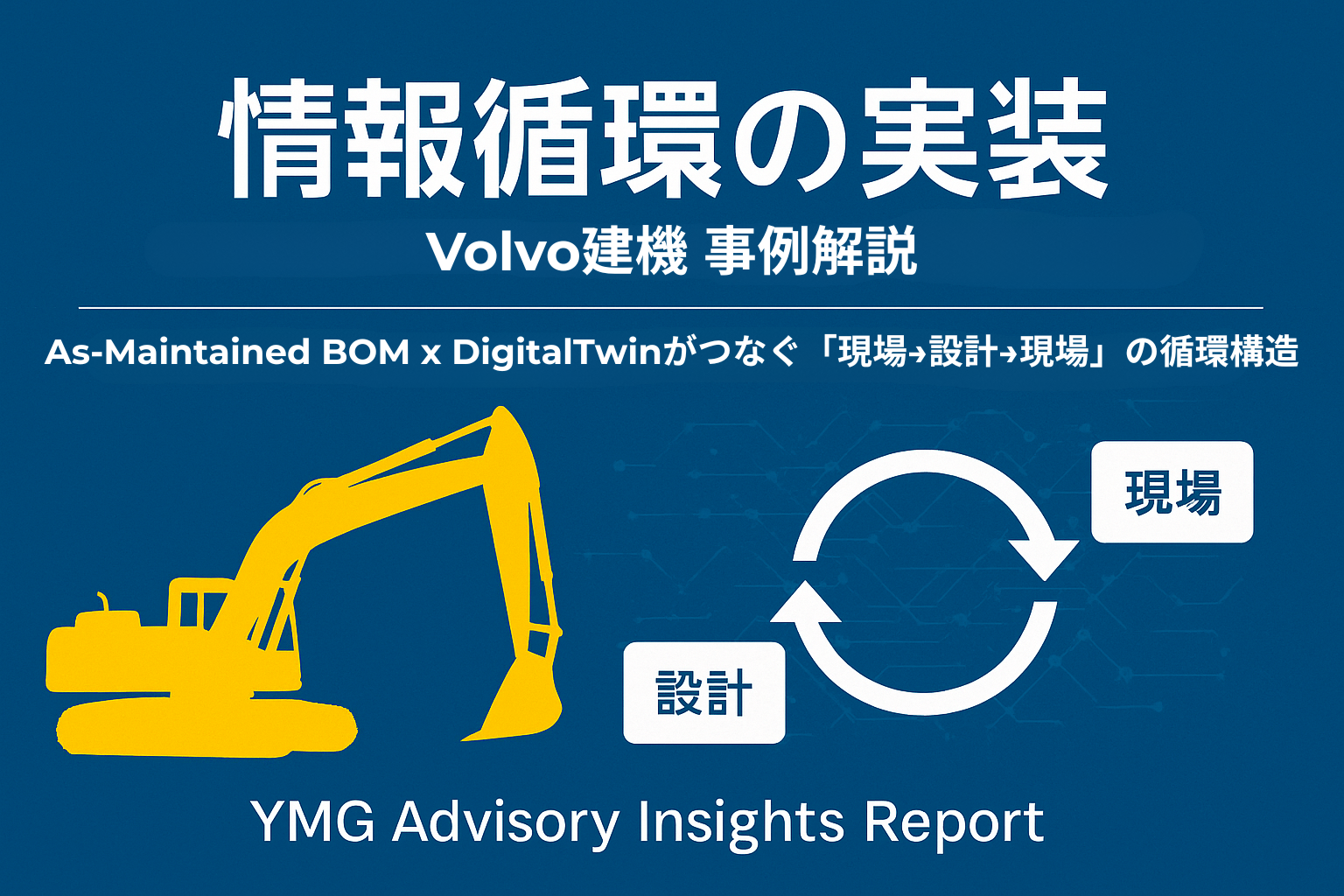 Vol.13：情報循環の実装 ー Volvo建機 事例解説