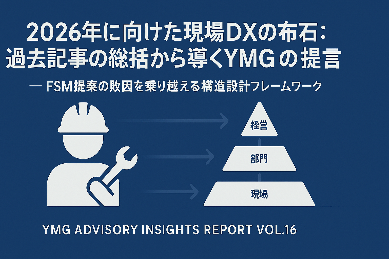 Vol.16：2026年に向けた現場DXの布石：過去記事の総括から導くYMGの提言