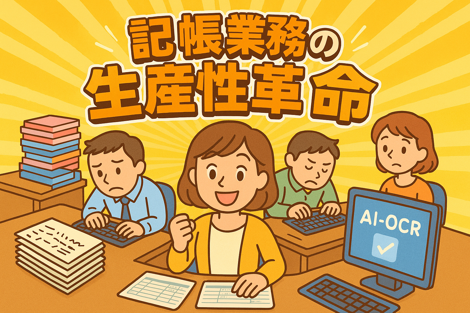 AI-OCRが起こす「記帳業務の生産性革命」- 従来のOCRとの違い -