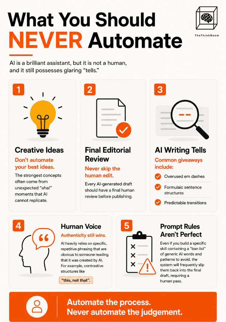 What you should never automate