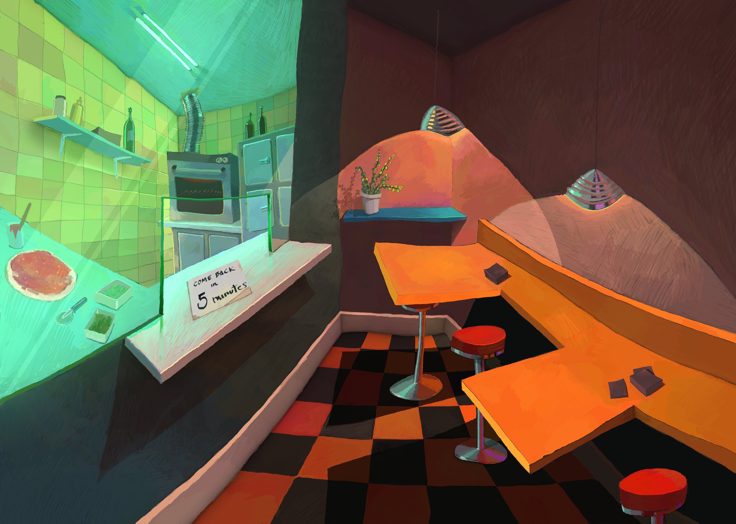 “Come back in 5 minutes”