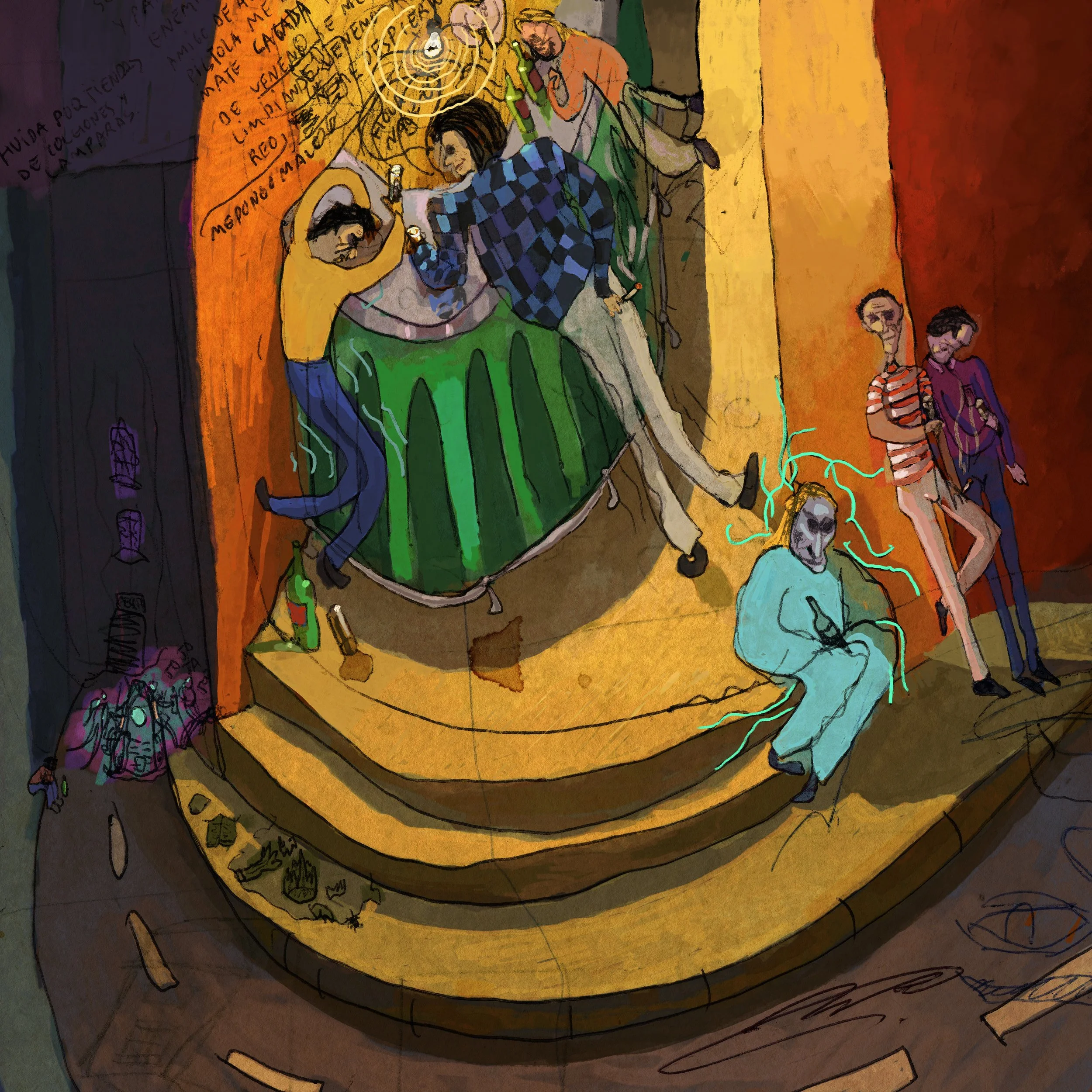 “Me, Jorge and Alvaro”