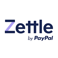 Zettle by PayPal logo in navy and purple text