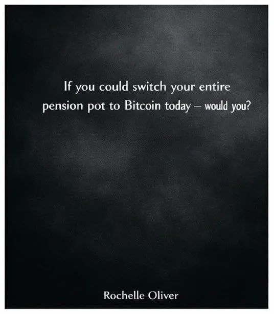 A gentle offering to use this reflection for self exploration. 

There are no right, or wrong answers. 

To become curious about the meaning of pensions, the purpose they play/played. The impact of the illusion around retirement, the concept of it. 

