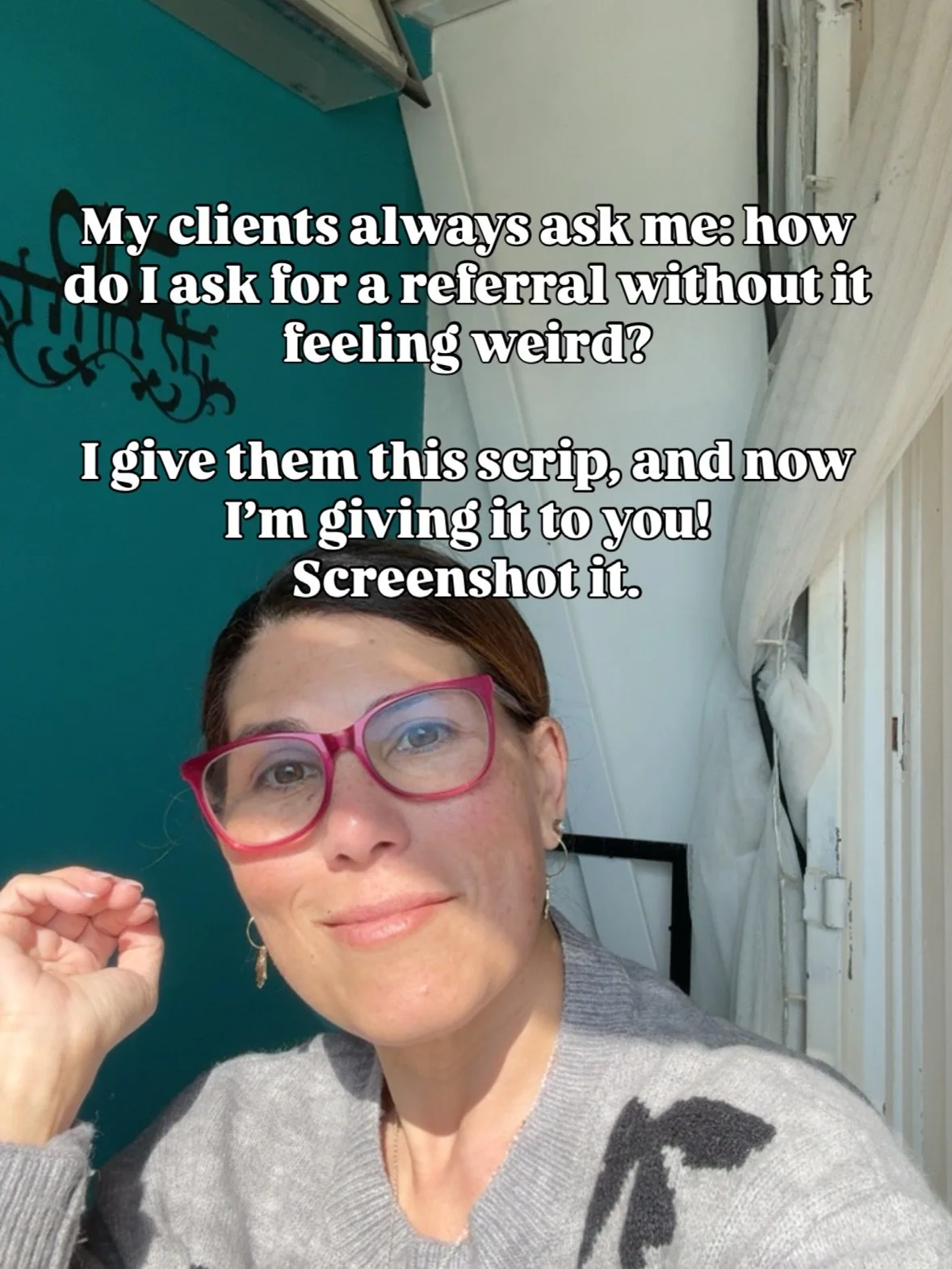 Asking for referrals doesn&rsquo;t have to feel weird. It just needs the right words. 

📌Save this for when you&rsquo;re not sure what to write.