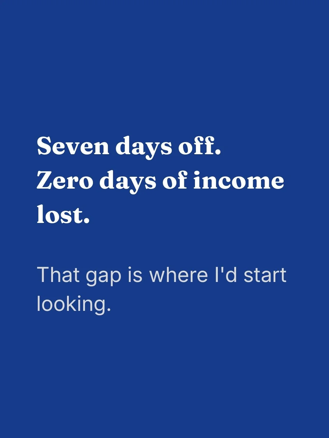 I posted a reel yesterday. Figured it was worth breaking down for the people who asked how.
So keep swiping 👉

🤞I hear a version of &ldquo;I got lucky&rdquo; almost every time a client tells me this story. It&rsquo;s never luck.

This is the line I