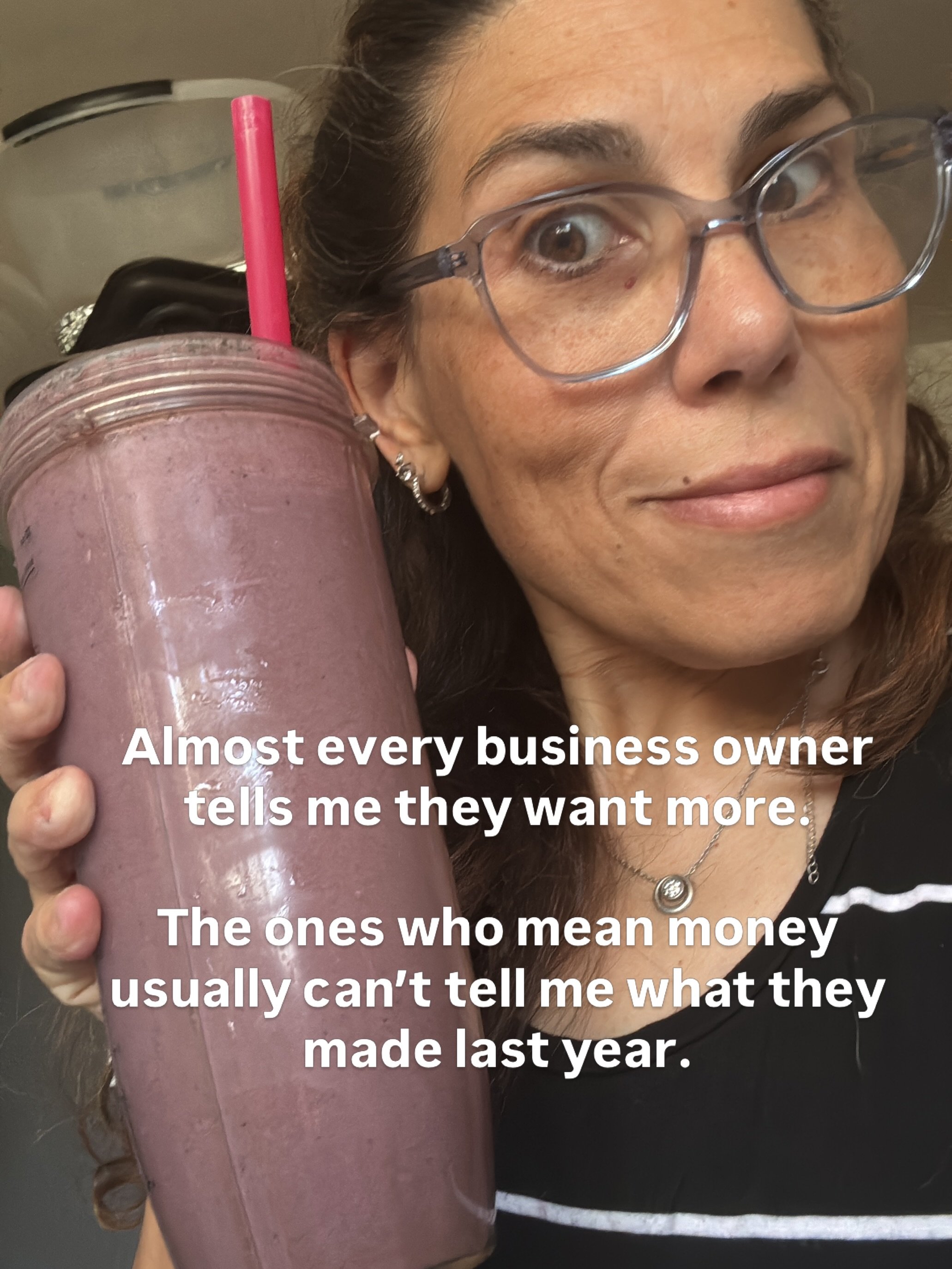 I&rsquo;ve watched this pattern in event businesses, law practices, coaching, retail. Doesn&rsquo;t matter the industry. 

More doesn&rsquo;t always mean money either. Sometimes it&rsquo;s time, or fewer bad-fit clients, or just breathing room. This 