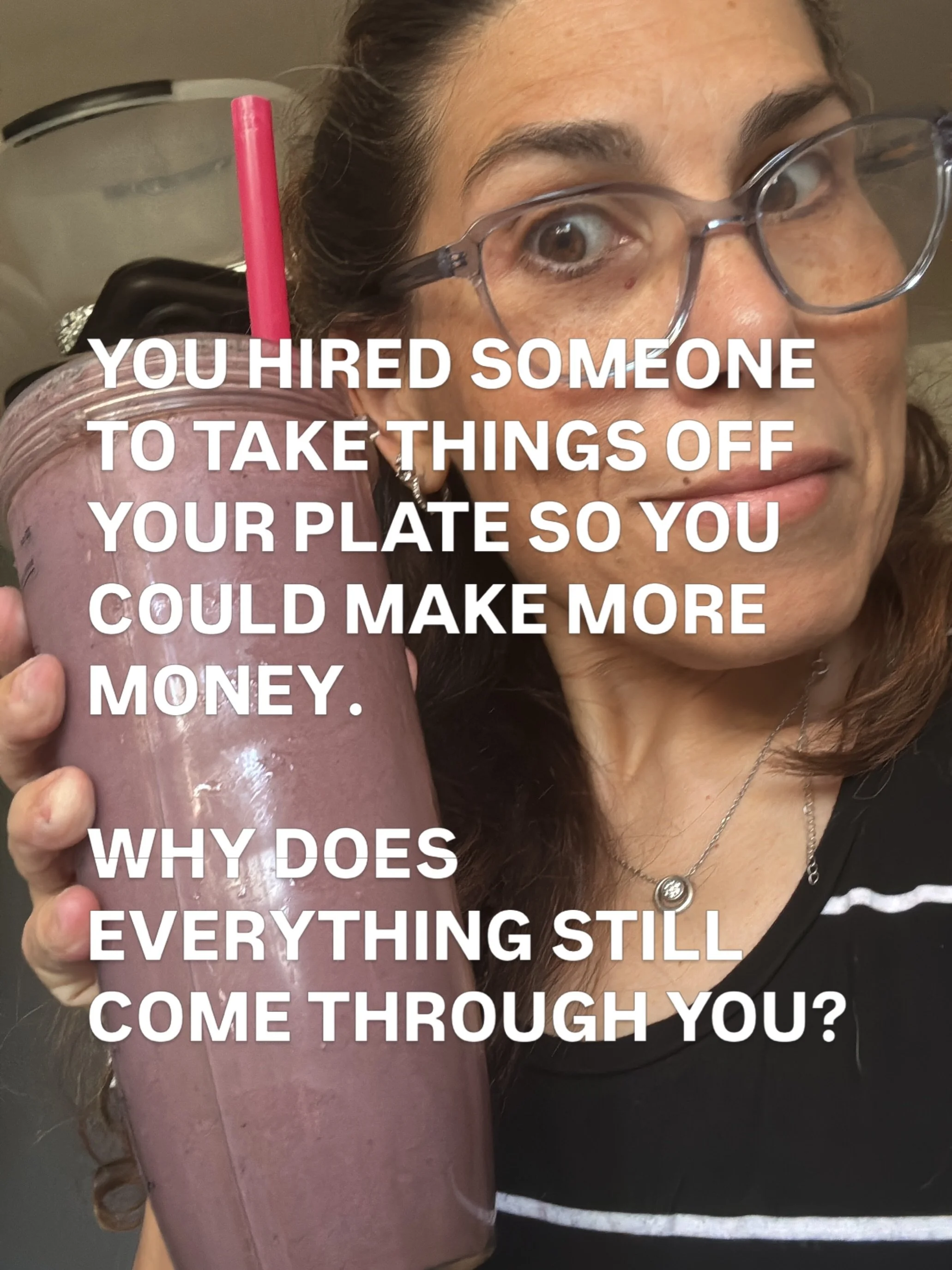 Hiring isn&rsquo;t what gives you the freedom. 

It&rsquo;s what shows you why you don&rsquo;t have it yet.

You built the whole thing yourself. 
You were the only person who ever needed to know where anything was, so you never wrote it down. 

Why w