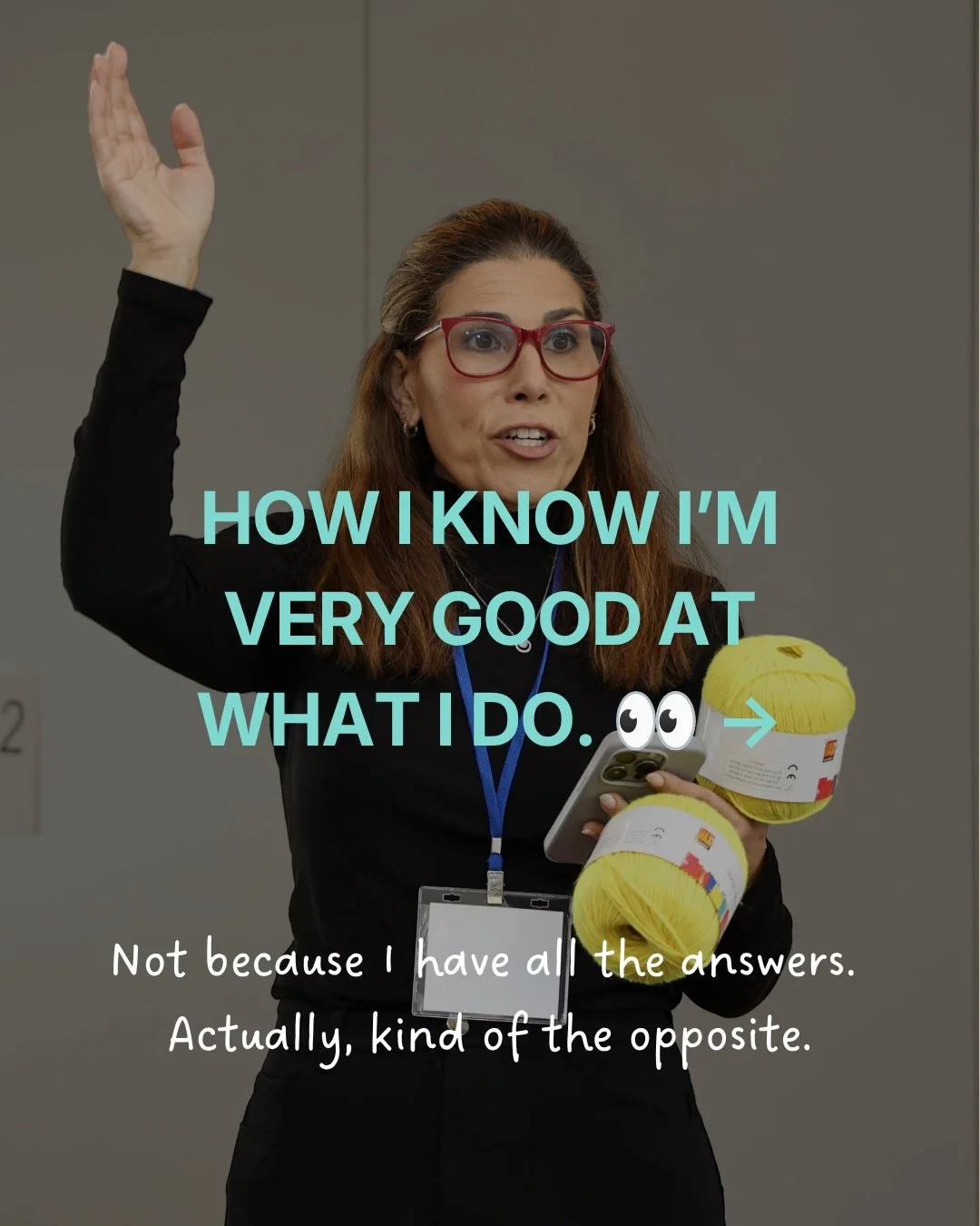 I KNOW I&rsquo;M GOOD AT WHAT I DO. 💪
I know we should be allowed to say that about ourselves.

There are things you&rsquo;ve done enough times, seen enough times and have enough proof of to know: Yep. This is something I&rsquo;m really freaking goo