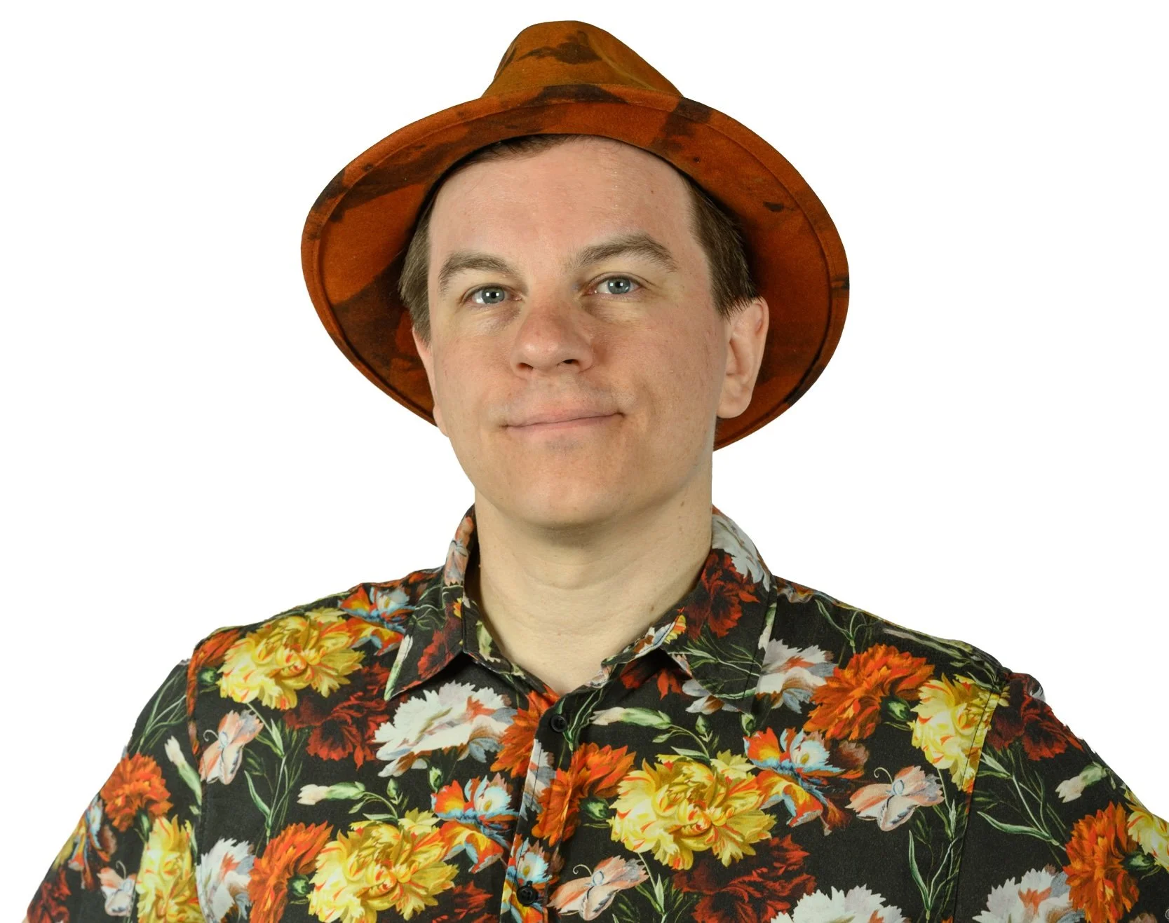 Frank katsoo kameraan.