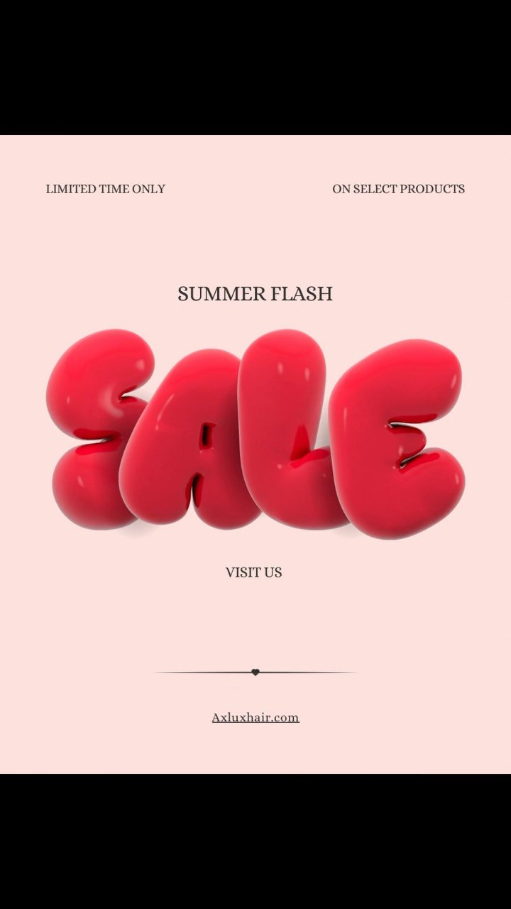 It’s happening!! Our Summer flash sale is LIVE and we’re buzzing with excitement ✨don’t miss this opportunity to look and feel amazing #luxuryhair #luxurywig #rawhair #wigslayer #letsgo #hairthatslays #donorhair