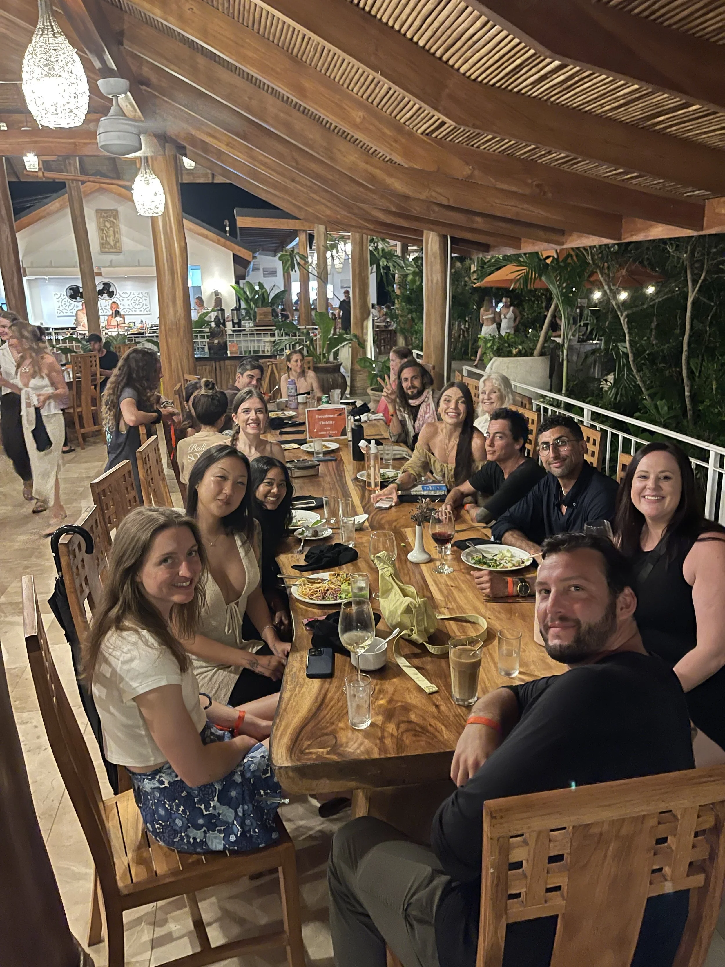 Final dinner of the May 2025 Freedom & Fluidity Retreat,  life-changing, soul-stirring experience that left me inspired, moved, and forever transformed.