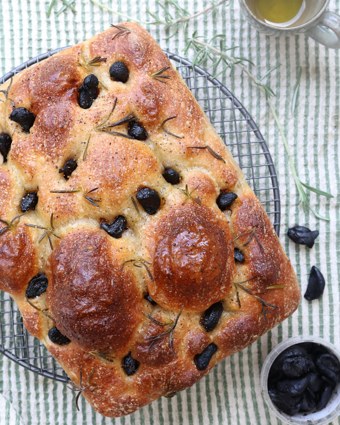 Black Garlic Focaccia